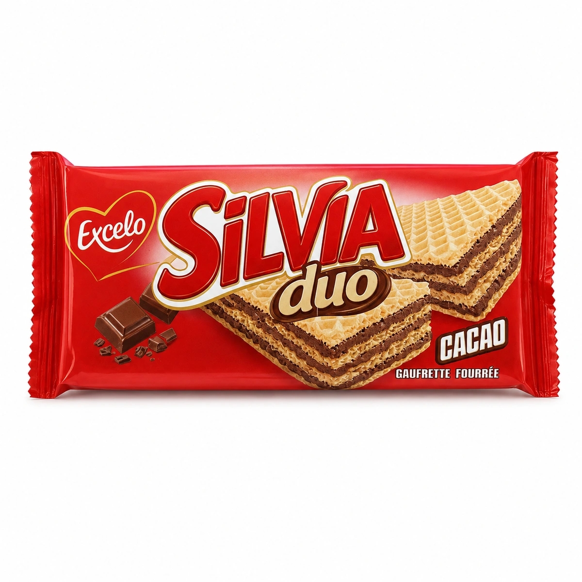 Napolitană Silvia Duo cu cremă 32 g — imaginea 1