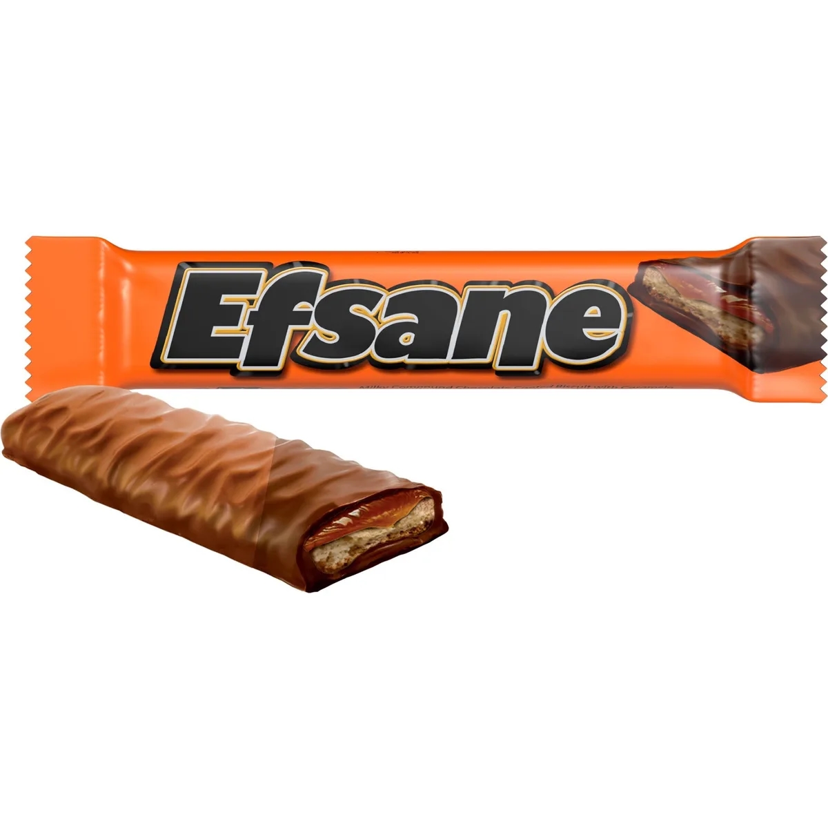 Biscuiți Bifa Efsane cu caramel și glazură de ciocolată 50 g — imaginea 3