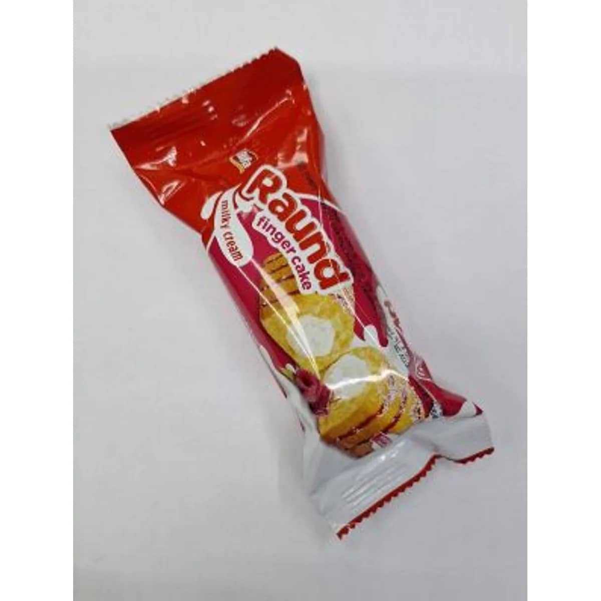 Prăjitură Bifa Raund cu cremă de lapte și decor de zmeură 35 g