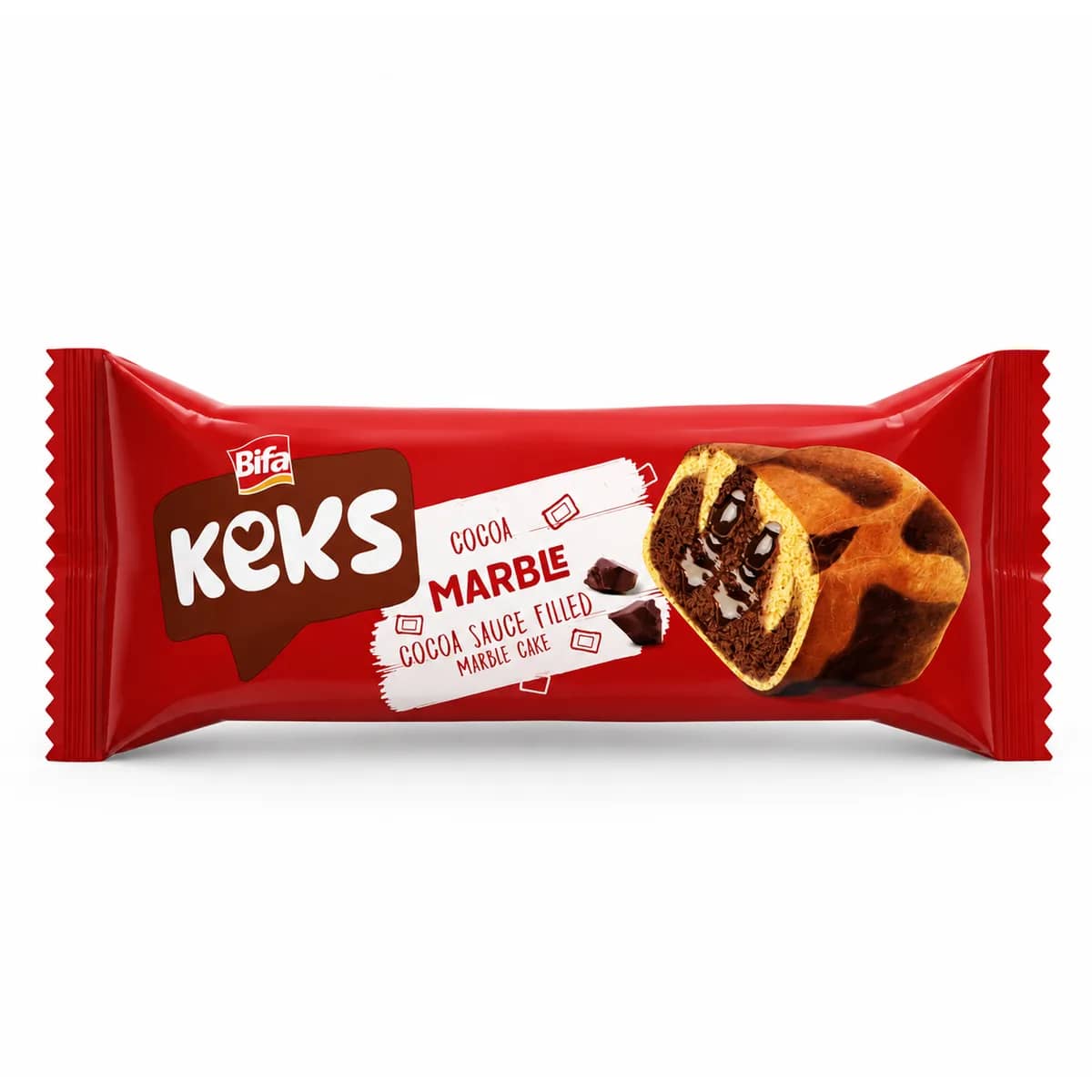 Prăjitură Bifa Keks Marble cu cacao 50 g