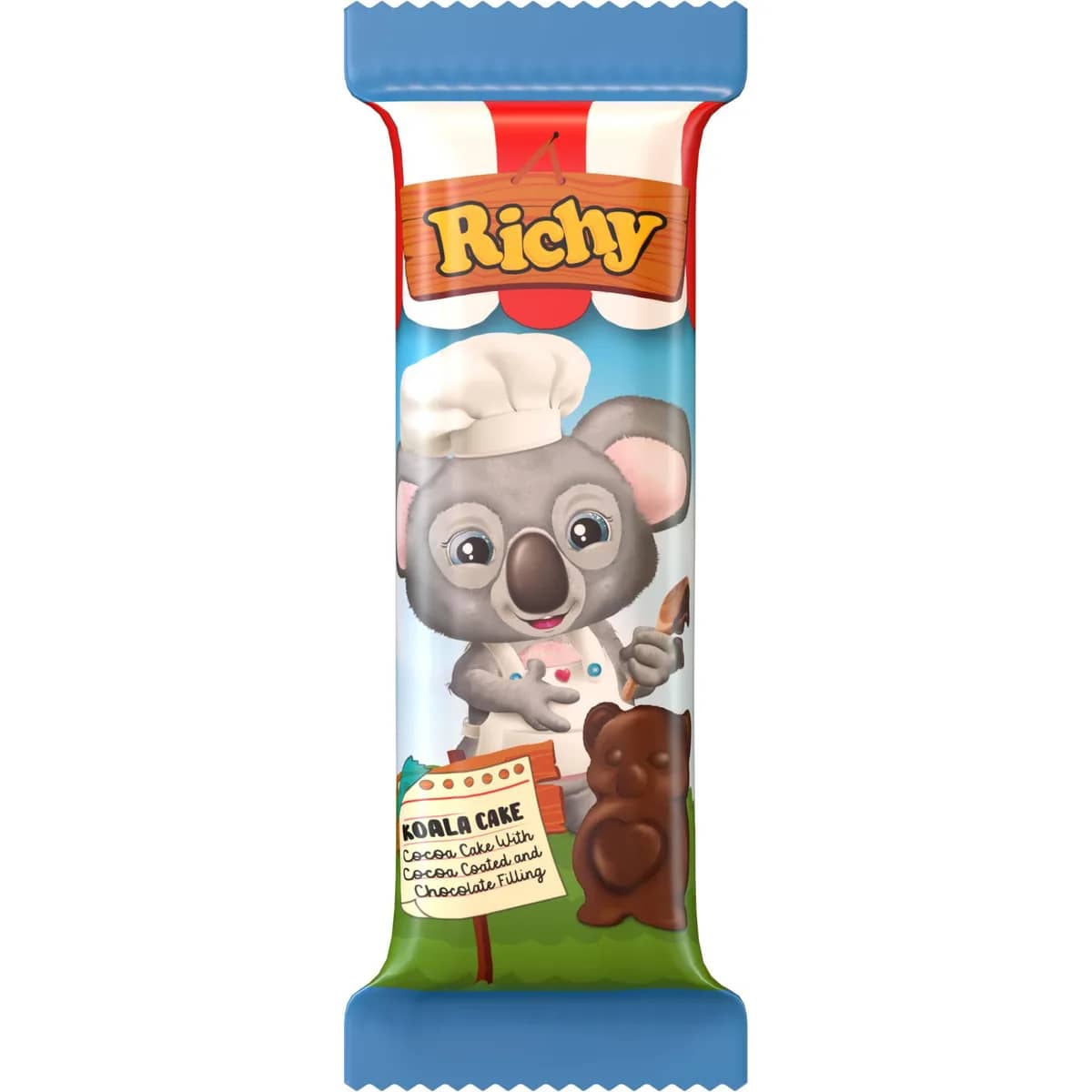 Prăjitură Bifa Richy Koala cu cacao și cremă 55 g
